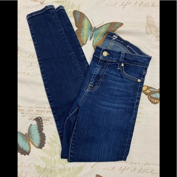 7 for all mankind gwenevere denim jeans - Picture 1 of 7
